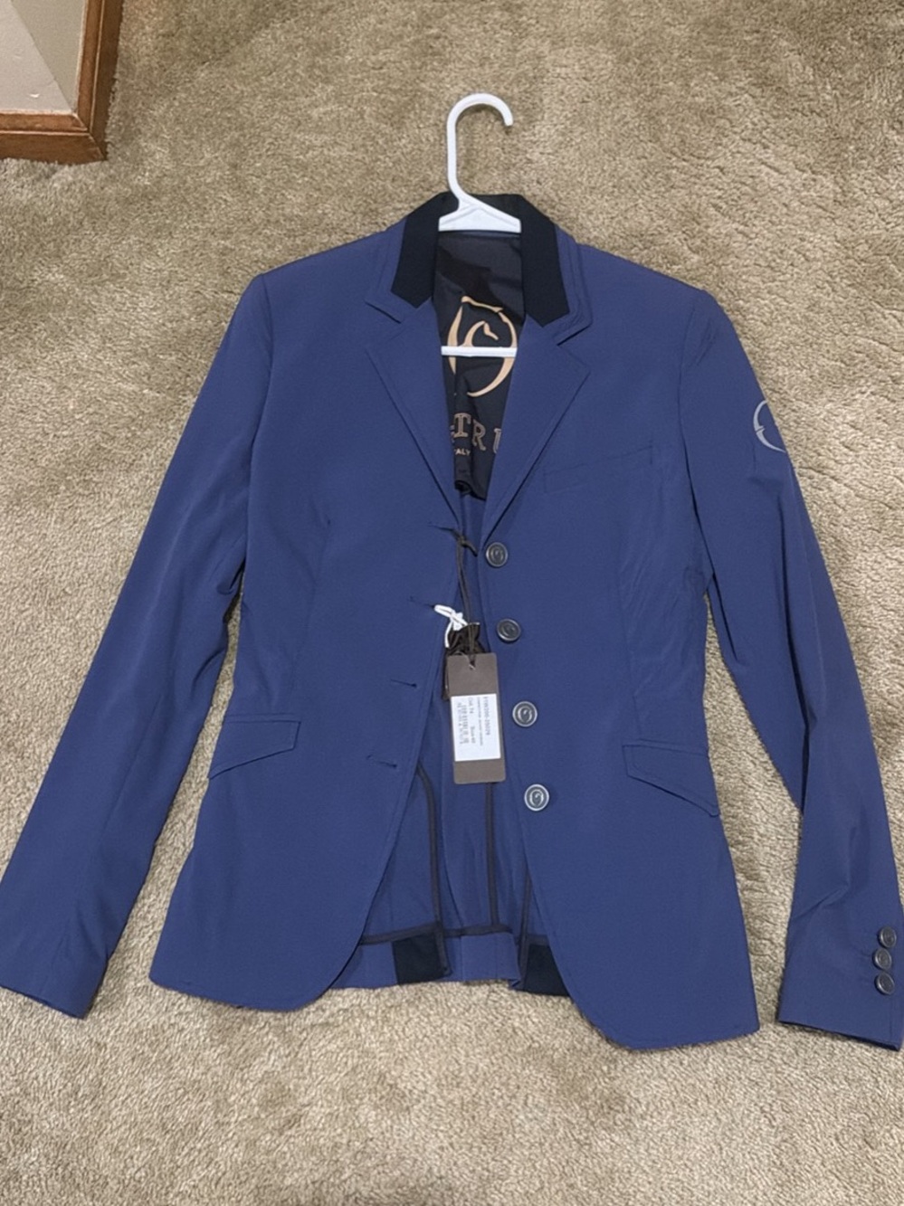 Navy Vestrum Show Jacket - Size 40(euro),XS/S(usa)